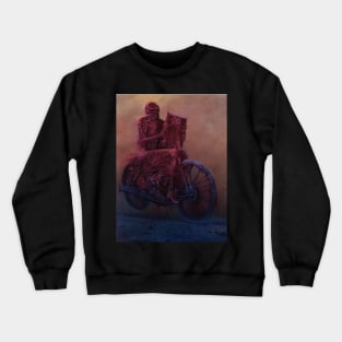 Beksinski - motorcycle of zdzislaw beksinski Crewneck Sweatshirt